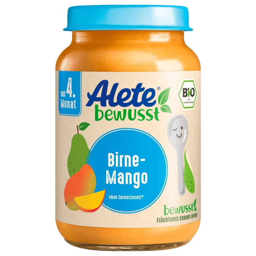 Nestlé Alete Bio für Genießer Birne-Mango 190g